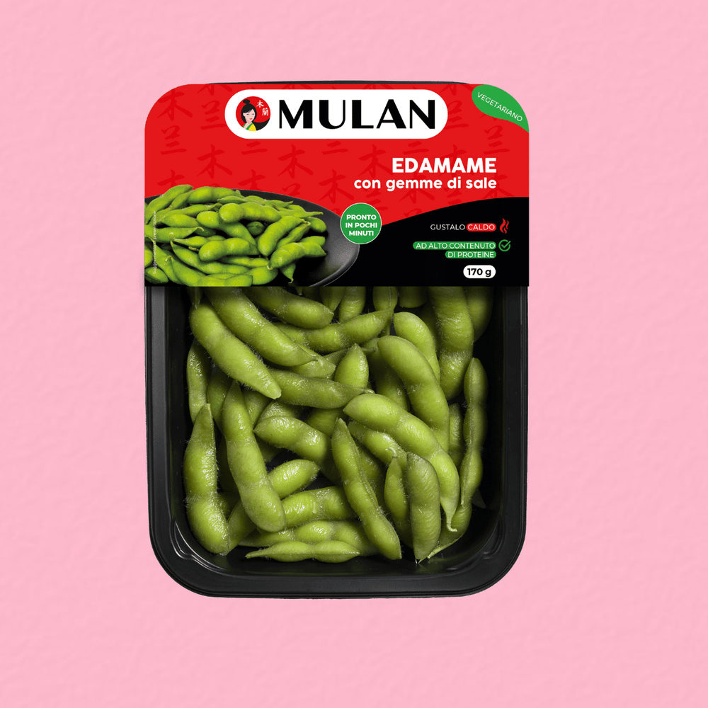 Edamame con Gemme di Sale - Mulan Asian Food