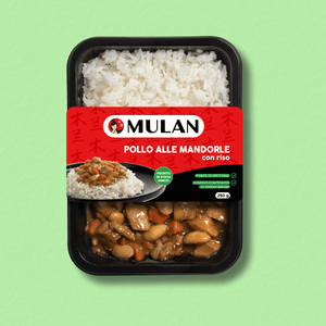 
                  
                    Pollo alle Mandorle con Riso - Mulan Asian Food
                  
                