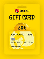 Gift Card Mulan 30€ - Mulan Asian Food