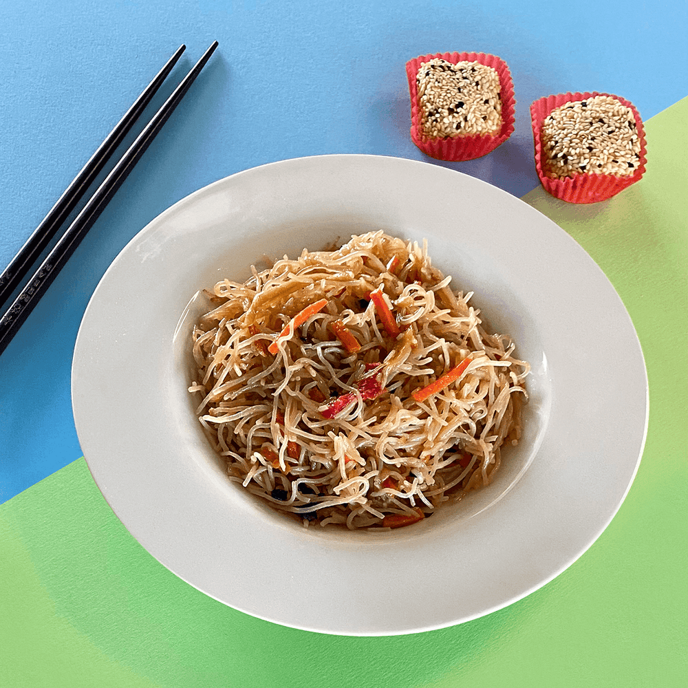 
                  
                    Spaghetti di Soia con Verdure (V) - Mulan Asian Food
                  
                